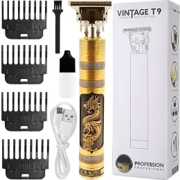 Maszynka golarka bezprzewodowa do strzyżenia włosów brody trymer 4 nasadki