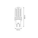 Żarówka LED 3,5W G9. Barwa: Neutralna