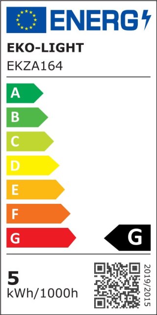 Żarówka LED 5W E27 G45. Barwa: Ciepła