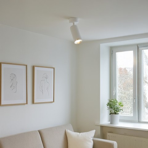 Oprawa Mica Spot Biały + Chrom 1xGU10