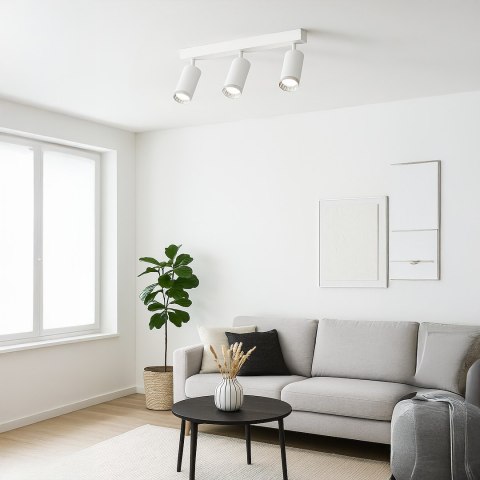 Oprawa Mica Spot Biały + Chrom 3xGU10