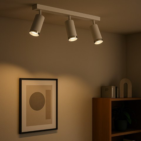 Oprawa Mica Spot Biały + Chrom 3xGU10