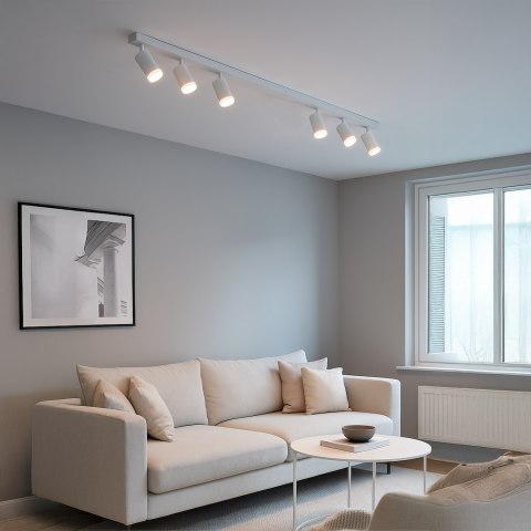 Oprawa Pipe Ring Spot Biały 6xGU10