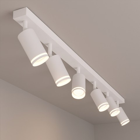 Oprawa Pipe Ring Spot Biały 6xGU10