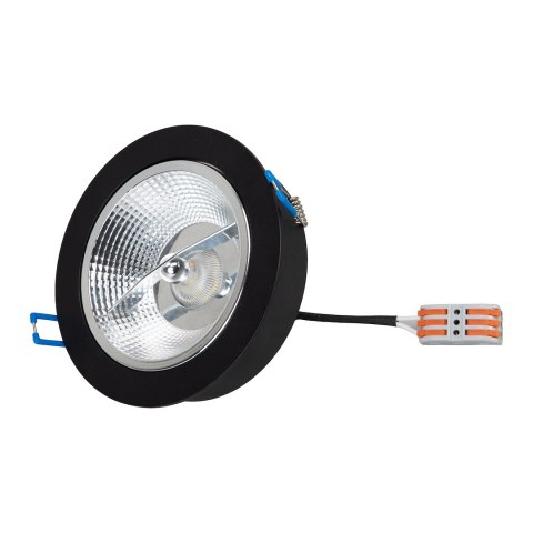 Oprawa podtynkowa Redondo Czarny 1xAR111 GU10