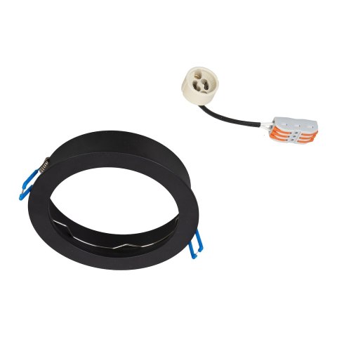 Oprawa podtynkowa Redondo Czarny 1xAR111 GU10