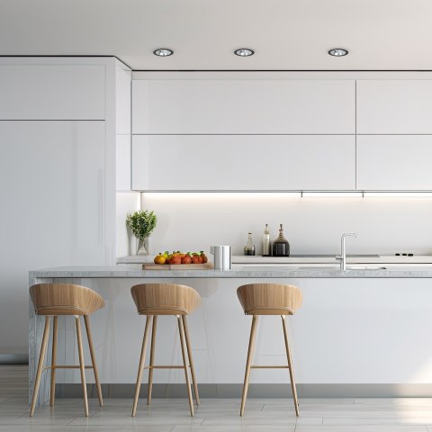 Oprawa podtynkowa Redondo Czarny 1xAR111 GU10