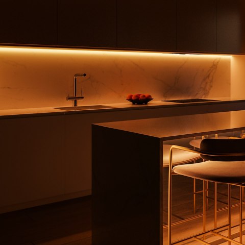 Taśma COB 480/m 3000K IP20 24V 30m