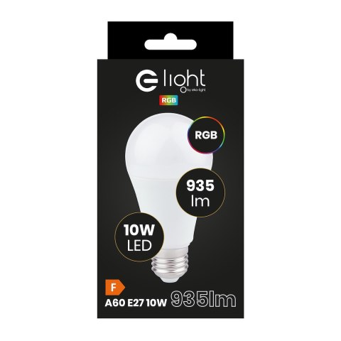 Żarówka LED 10W A60 E27 RGB + Pilot