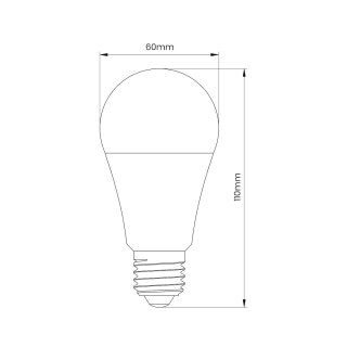 Żarówka LED 11W E27 A60 3000K