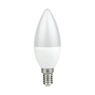 Żarówka LED 7W E14 C37. Świeczka Barwa: 6500K