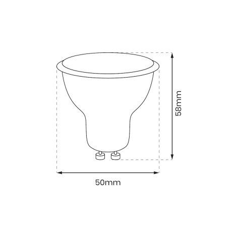 Żarówka LED 9W GU10 3000K