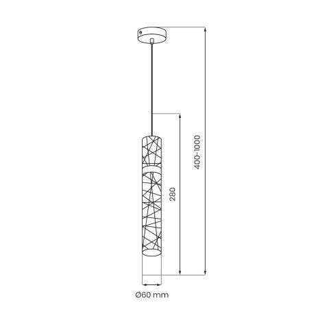 Lampa wisząca LAGOS 8W LED