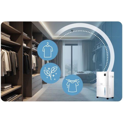 Osuszacz powietrza kompresorowy - pochłaniacz wilgoci Berdsen BD-534 biały