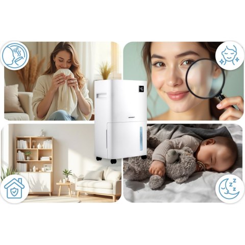 Osuszacz powietrza kompresorowy - pochłaniacz wilgoci Berdsen BD-534 biały