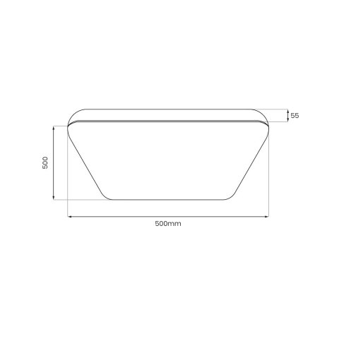 Plafon Nemo Czarny 36W LED