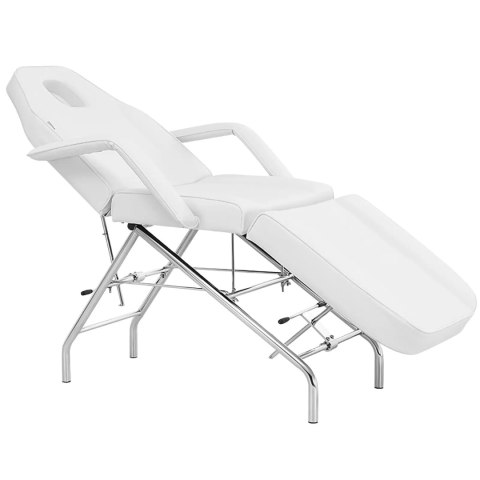 Fotel kosmetyczny do masażu tatuażu SPA MATERA - biały