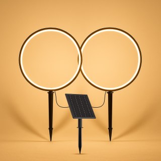 Lampa Solarna Rings 2x1,5W 2x25lm 3000K