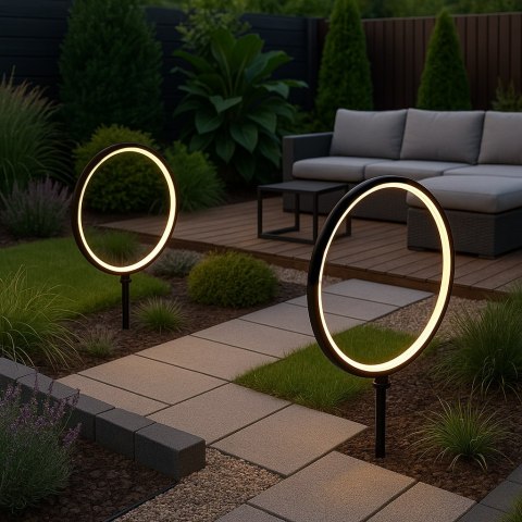 Lampa Solarna Rings 2x1,5W 2x25lm 3000K