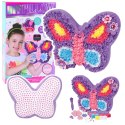 Zestaw Kreatywny DIY Poduszka Do Szycia Wyszywanka Motylek Fioletowa