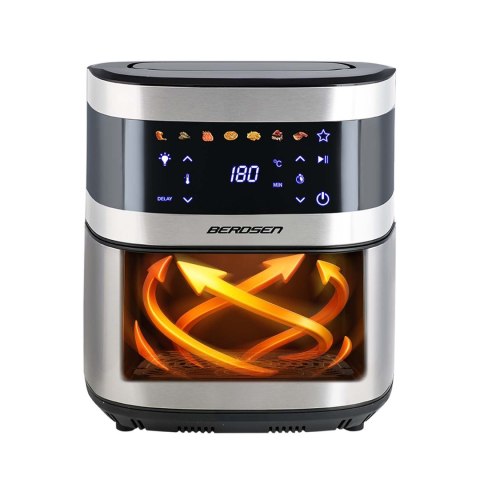 Frytkownica beztłuszczowa Air fryer Berdsen BD-656 srebrna