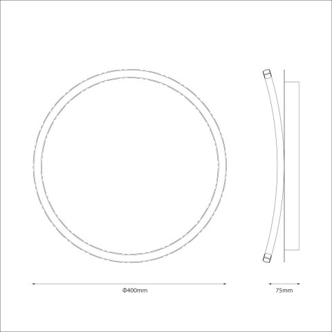 Lampa sufitowa CALI round 30W LED