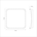 Lampa sufitowa CALI square 30W LED
