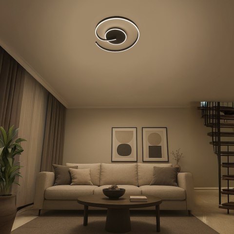 Lampa sufitowa LORENZO BLACK 22W LED