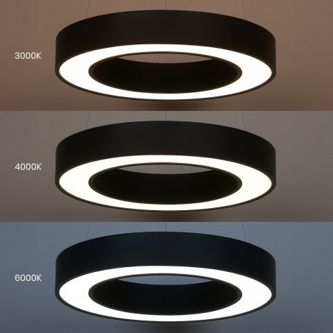 Lampa wisząca Union Czarny 40W LED 3000-4000-6000K