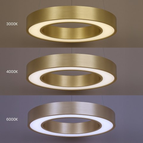 Lampa wisząca Union Gold 40W LED 3000-4000-6000K