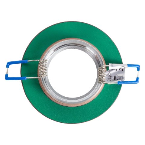 Oczko sufitowe szklane OKRĄGŁE. Kolor: BURSZTYN