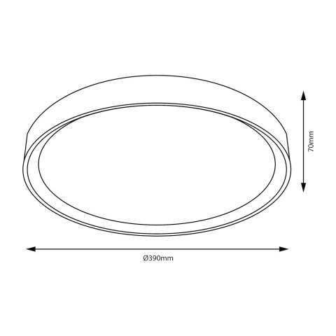 Plafon FOREST 24W LED Ø390