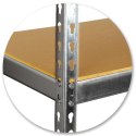 Regał metalowy magazynowy 183 x 90 x 40 cm Humberg HR-853 srebrny