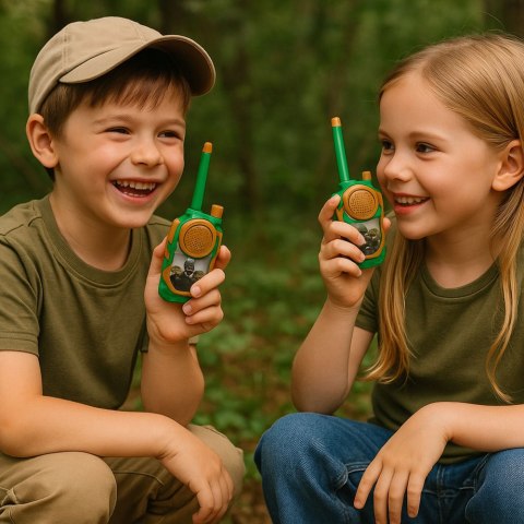 Walkie Talkie Krótkofalówki Dla Dzieci Wojskowe Militarne 10m