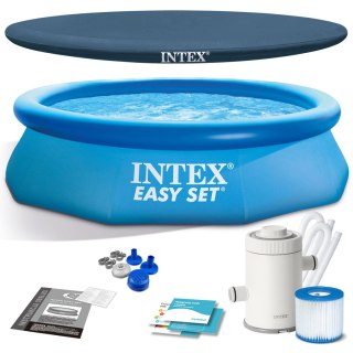 Basen ogrodowy rozporowy 305 x 76 cm zestaw 4w1 INTEX 28122