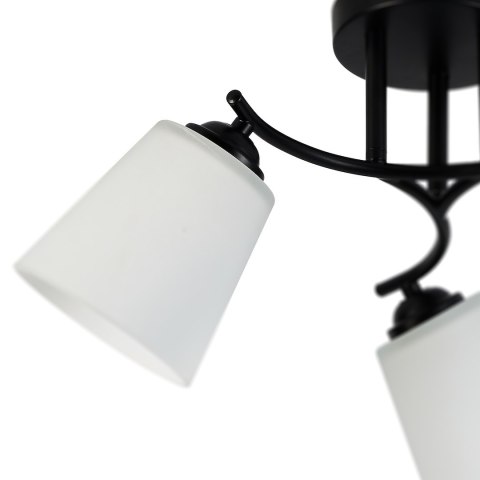 Lampa sufitowa Pafos Black 3xE27