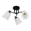 Lampa sufitowa Pafos Black 3xE27