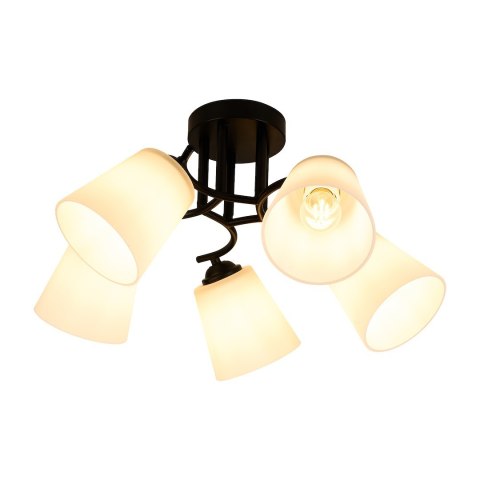 Lampa sufitowa Pafos Black 5xE27