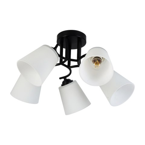 Lampa sufitowa Pafos Black 5xE27