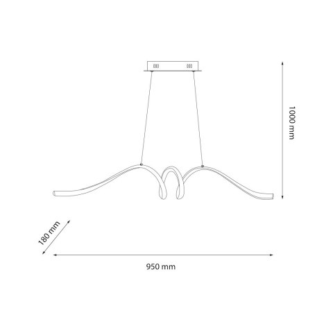 Lampa wisząca LOOP 28W LED 4000K