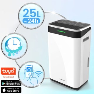 Osuszacz powietrza kompresorowy - pochłaniacz wilgoci 25l/24h higrostat Berdsen BD-533 biały