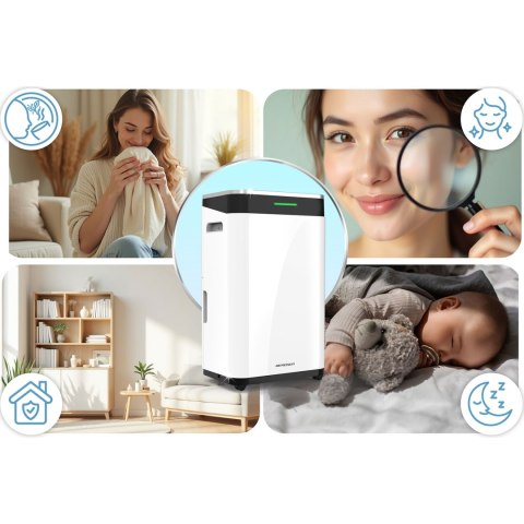 Osuszacz powietrza kompresorowy - pochłaniacz wilgoci 25l/24h higrostat Berdsen BD-533 biały