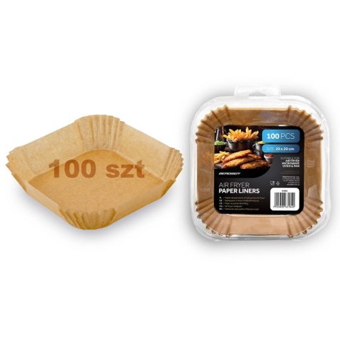 Papier do pieczenia wkładki do frytkownicy 20 cm Berdsen - 100 szt