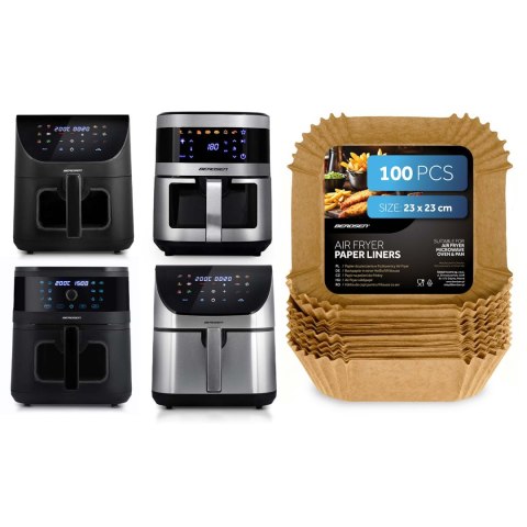 Papier do pieczenia wkładki do frytkownicy 23 cm Berdsen - 100 szt