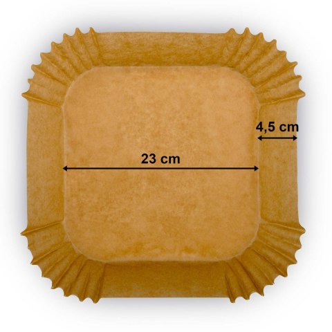 Papier do pieczenia wkładki do frytkownicy 23 cm Berdsen - 100 szt
