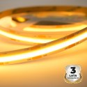 Taśma COB 5W/460lm/320/m 3000K IP20 12V 30m