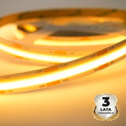 Taśma COB 5W/460lm/320/m 3000K IP20 12V 30m