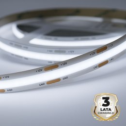 Taśma COB 5W/460lm/320/m 6500K IP20 12V 30m