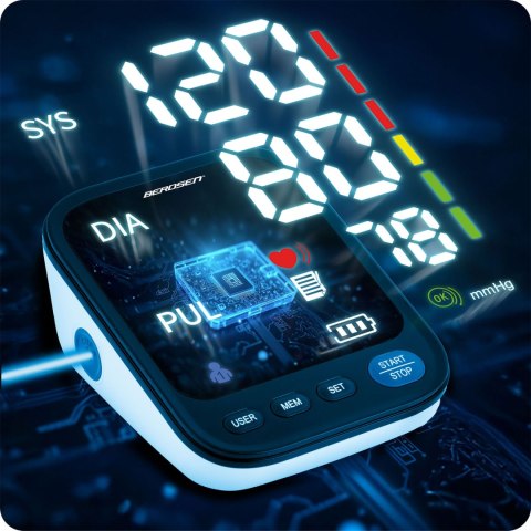 Ciśnieniomierz naramienny z polskimi komunikatami BD-122 Berdsen