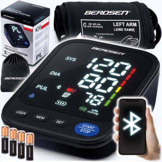 Ciśnieniomierz naramienny z polskimi komunikatami i bluetooth BD-123 Berdsen